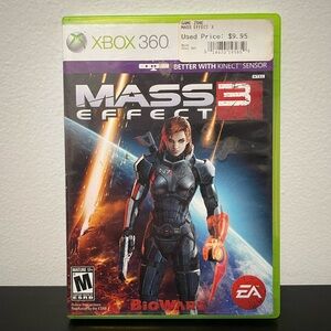 Mass Effect 3 Xbox 360 Video Game w/ Inserts Microsoft 2012